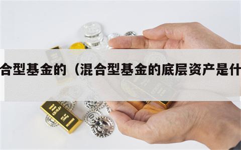 混合型基金的（混合型基金的底层资产是什么）