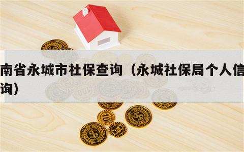 河南省永城市社保查询（永城社保局个人信息查询）