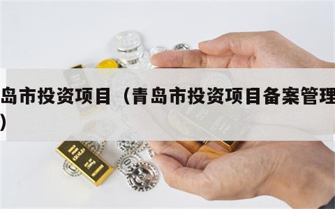 青岛市投资项目（青岛市投资项目备案管理办法）