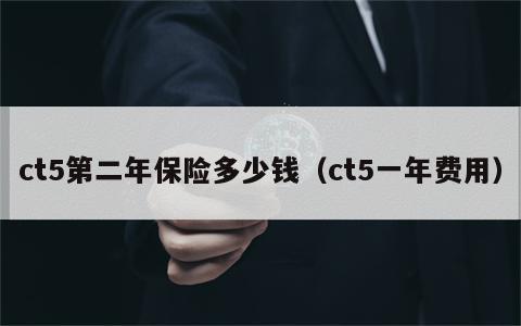 ct5第二年保险多少钱（ct5一年费用）