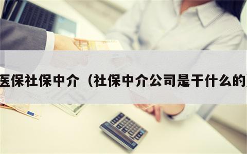 医保社保中介（社保中介公司是干什么的）