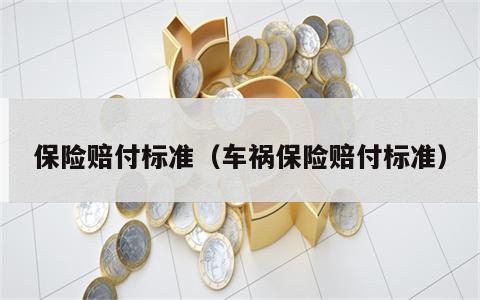 保险赔付标准（车祸保险赔付标准）