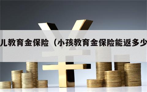 娃儿教育金保险（小孩教育金保险能返多少钱）