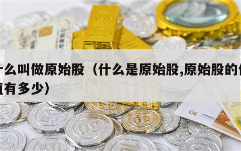 什么叫做原始股（什么是原始股,原始股的价值有多少）