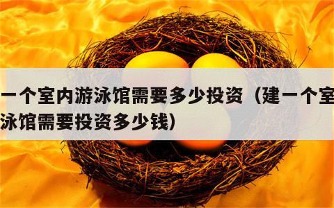 建一个室内游泳馆需要多少投资（建一个室内游泳馆需要投资多少钱）