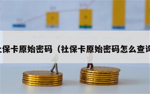 社保卡原始密码（社保卡原始密码怎么查询）