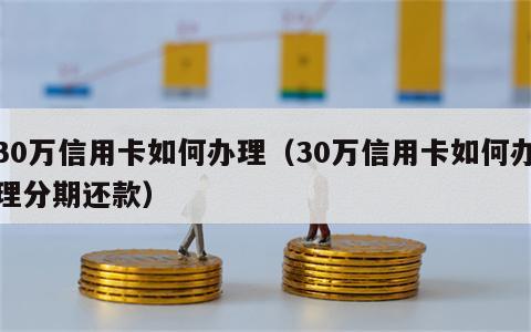 30万信用卡如何办理（30万信用卡如何办理分期还款）