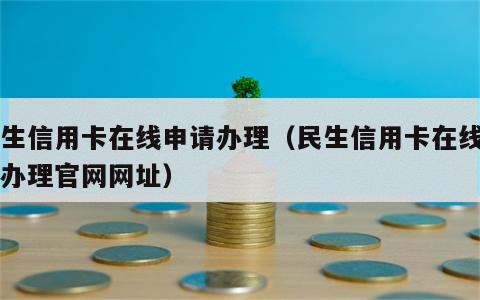 民生信用卡在线申请办理（民生信用卡在线申请办理官网网址）