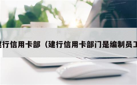 建行信用卡部（建行信用卡部门是编制员工）