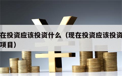 现在投资应该投资什么（现在投资应该投资什么项目）