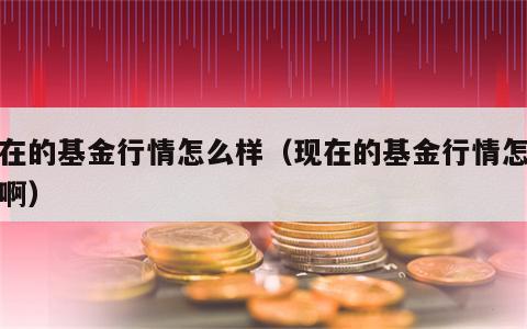 现在的基金行情怎么样（现在的基金行情怎么样啊）