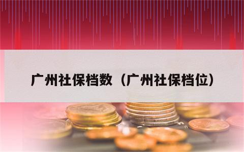 广州社保档数（广州社保档位）