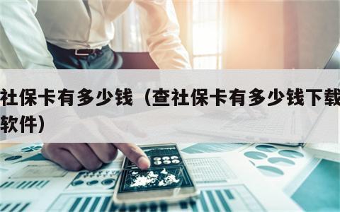 查社保卡有多少钱（查社保卡有多少钱下载那个软件）