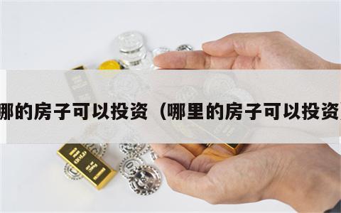 哪的房子可以投资（哪里的房子可以投资）