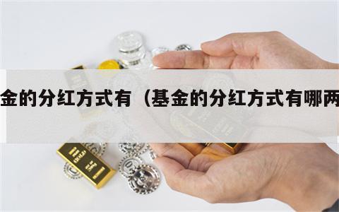 基金的分红方式有（基金的分红方式有哪两种）