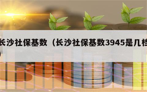 长沙社保基数（长沙社保基数3945是几档）