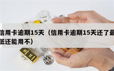 信用卡逾期15天（信用卡逾期15天还了最低还能用不）