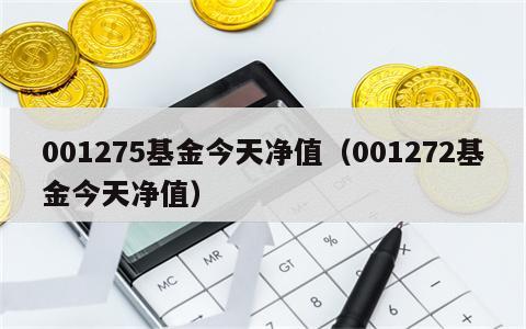 001275基金今天净值（001272基金今天净值）