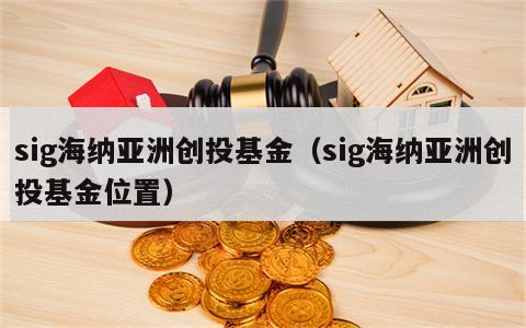 sig海纳亚洲创投基金（sig海纳亚洲创投基金位置）