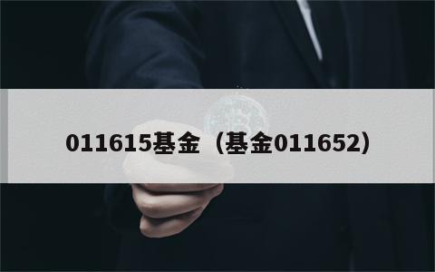 011615基金（基金011652）