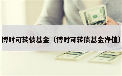 博时可转债基金（博时可转债基金净值）