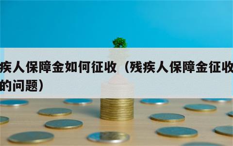 残疾人保障金如何征收（残疾人保障金征收存在的问题）