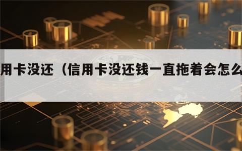 信用卡没还（信用卡没还钱一直拖着会怎么样）