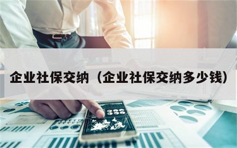 企业社保交纳（企业社保交纳多少钱）