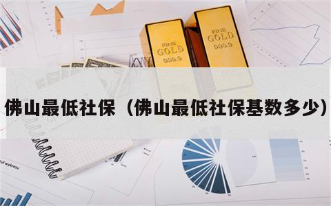 佛山最低社保（佛山最低社保基数多少）