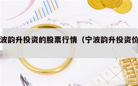 宁波韵升投资的股票行情（宁波韵升投资价值）