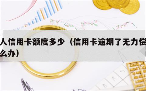 新人信用卡额度多少（信用卡逾期了无力偿还怎么办）