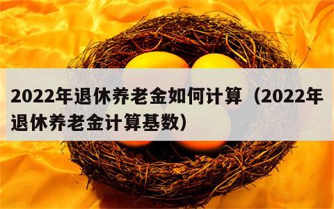 2022年退休养老金如何计算（2022年退休养老金计算基数）