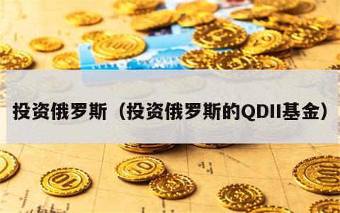 投资俄罗斯（投资俄罗斯的QDII基金）