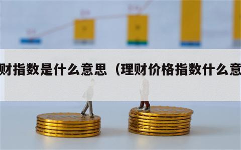 理财指数是什么意思（理财价格指数什么意思）