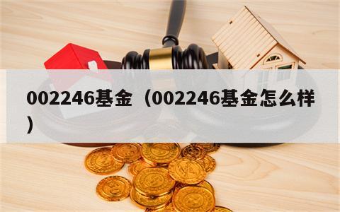 002246基金（002246基金怎么样）