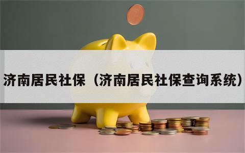 济南居民社保（济南居民社保查询系统）