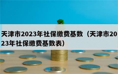 天津市2023年社保缴费基数（天津市2023年社保缴费基数表）