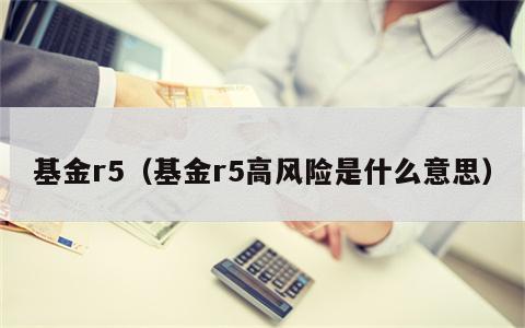 基金r5（基金r5高风险是什么意思）