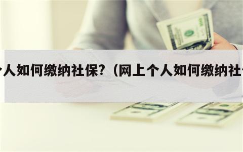 个人如何缴纳社保?（网上个人如何缴纳社保）