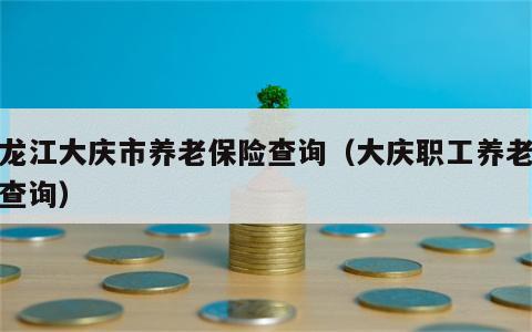黑龙江大庆市养老保险查询（大庆职工养老保险查询）