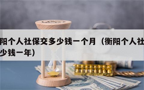 衡阳个人社保交多少钱一个月（衡阳个人社保多少钱一年）