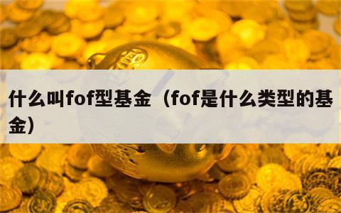 什么叫fof型基金（fof是什么类型的基金）