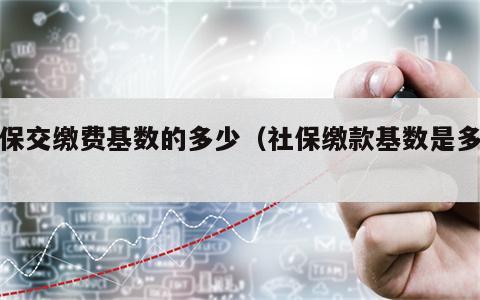 社保交缴费基数的多少（社保缴款基数是多少）