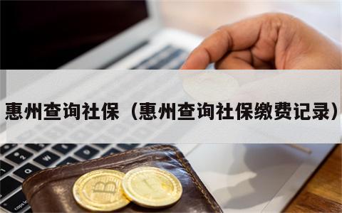 惠州查询社保（惠州查询社保缴费记录）