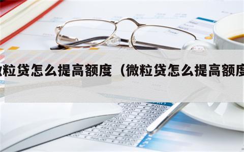微粒贷怎么提高额度（微粒贷怎么提高额度?）