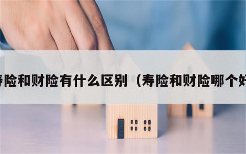 寿险和财险有什么区别（寿险和财险哪个好）