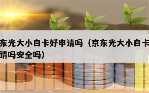 京东光大小白卡好申请吗（京东光大小白卡好申请吗安全吗）