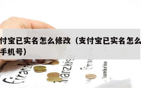 支付宝已实名怎么修改（支付宝已实名怎么修改手机号）