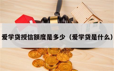 爱学贷授信额度是多少（爱学贷是什么）