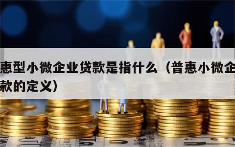 普惠型小微企业贷款是指什么（普惠小微企业贷款的定义）